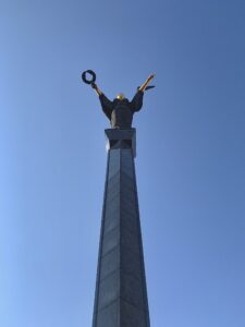 Statue of St. Sofia in Sofia, Bulgaria